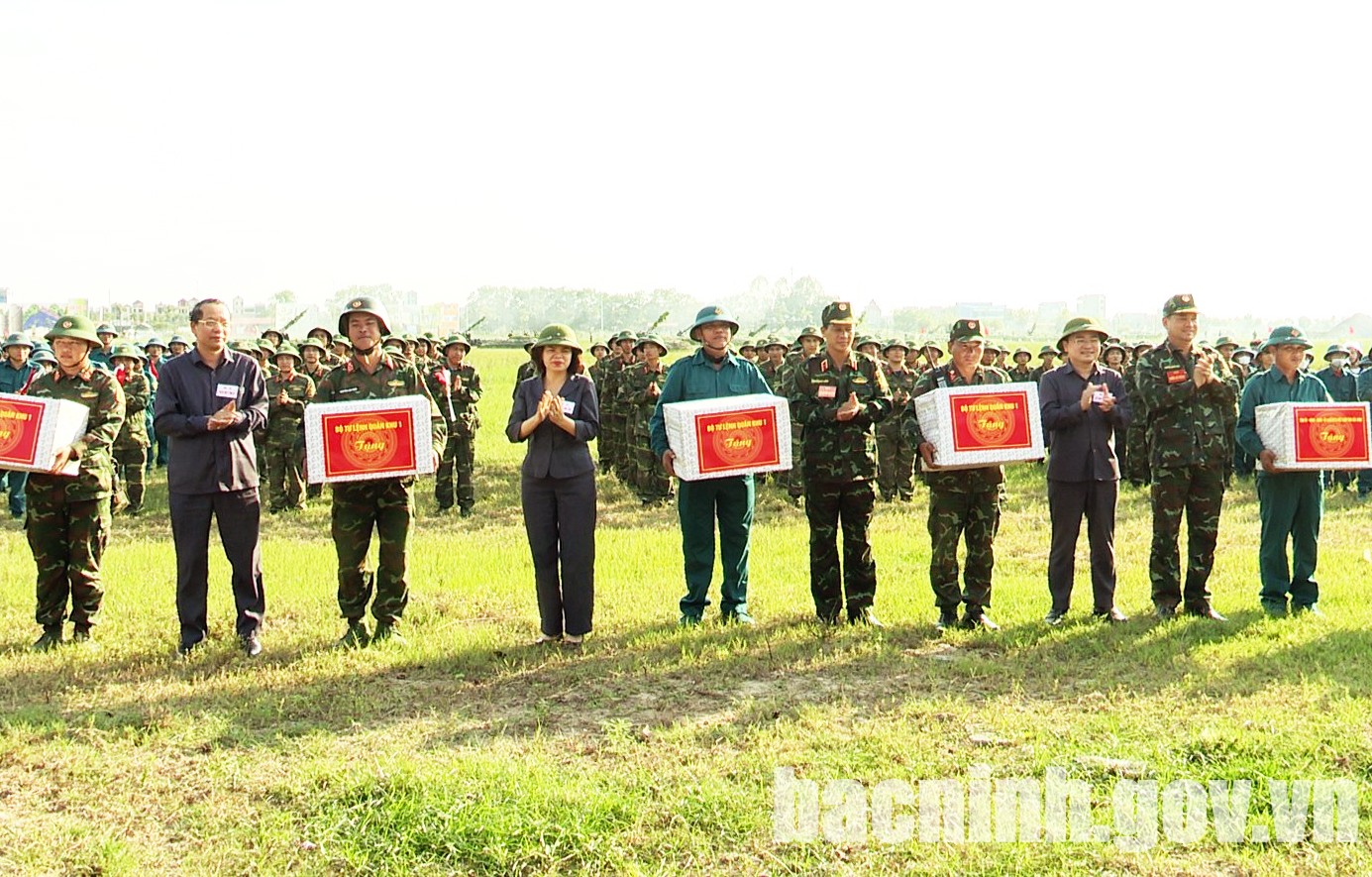 Thực binh diễn tập khu vực phòng thủ tỉnh Bắc Ninh năm 2022