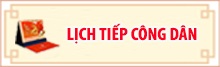 Lịch tiếp công dân